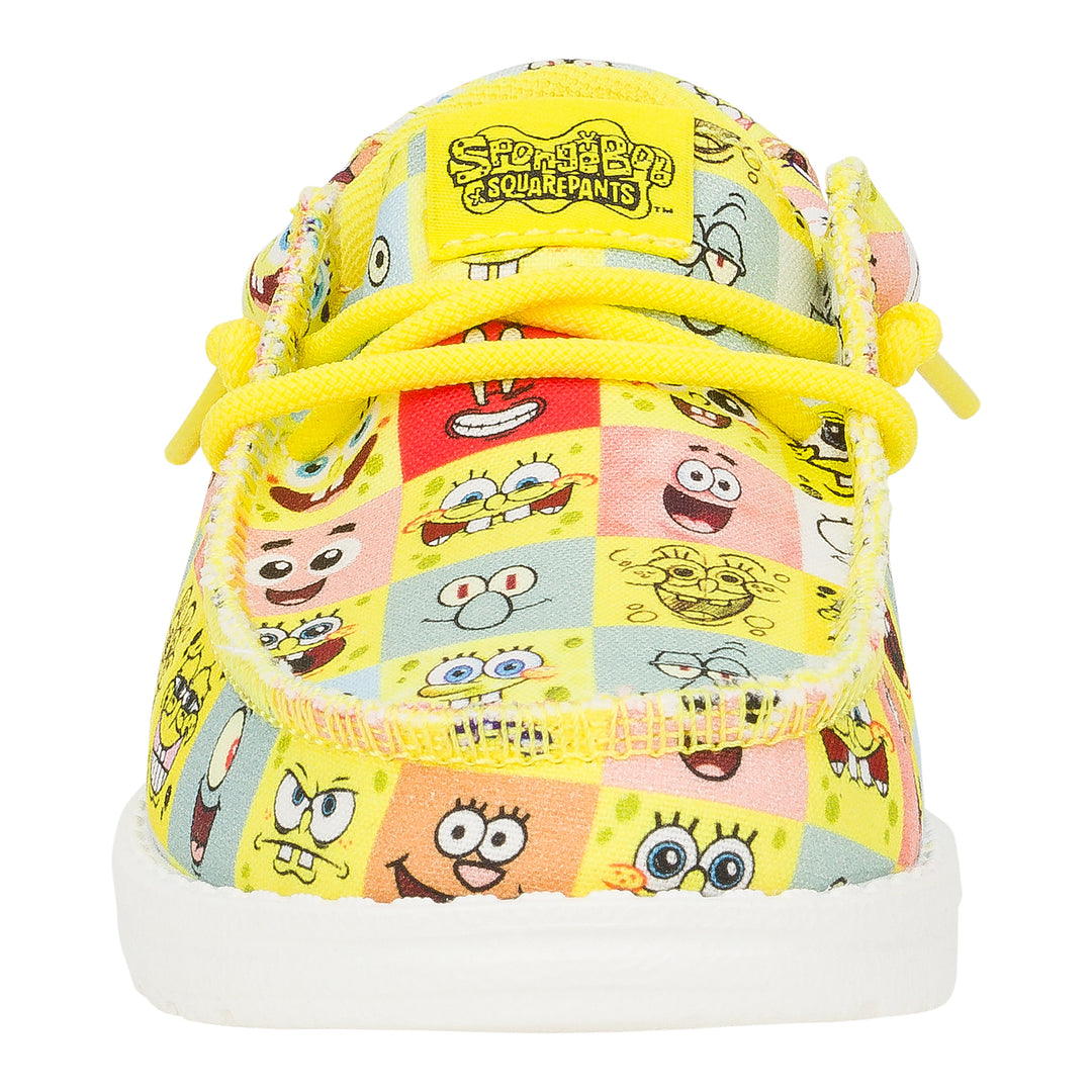 Wally Youth SpongeBob Faces - Cyber Yellow/Multi