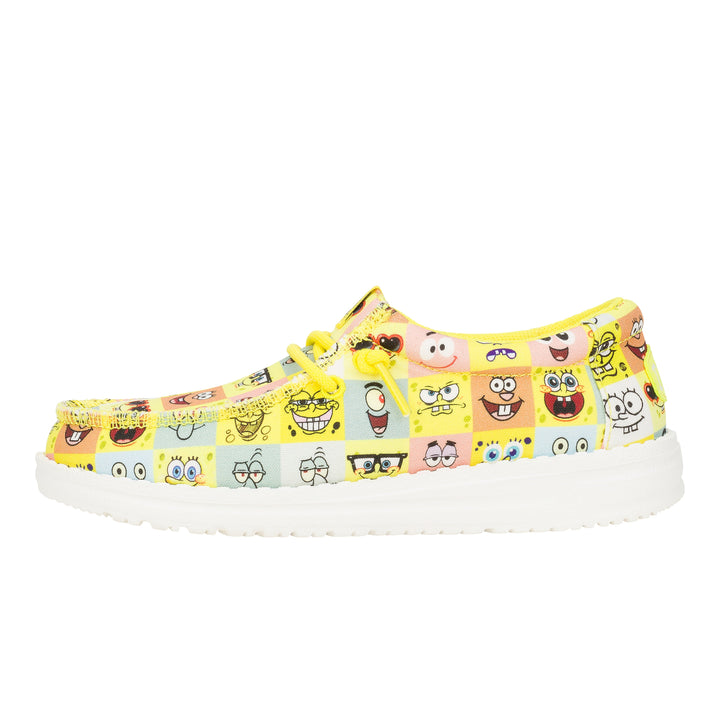 Wally Youth SpongeBob Faces - Cyber Yellow/Multi