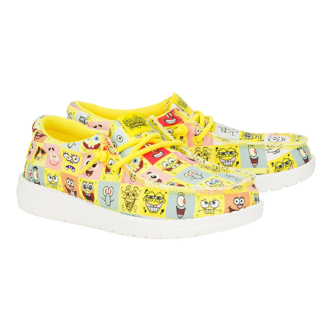 Wally Youth SpongeBob Faces - Cyber Yellow/Multi