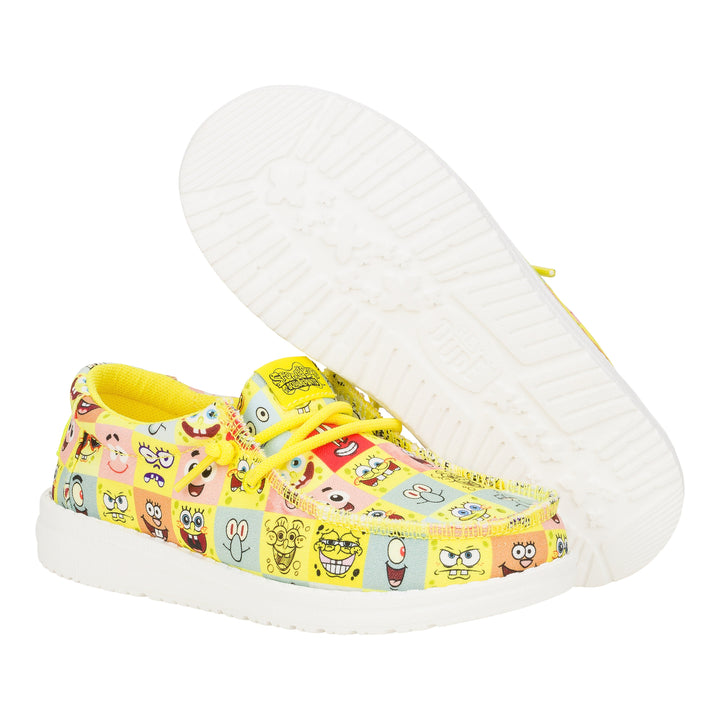 Wally Youth SpongeBob Faces - Cyber Yellow/Multi