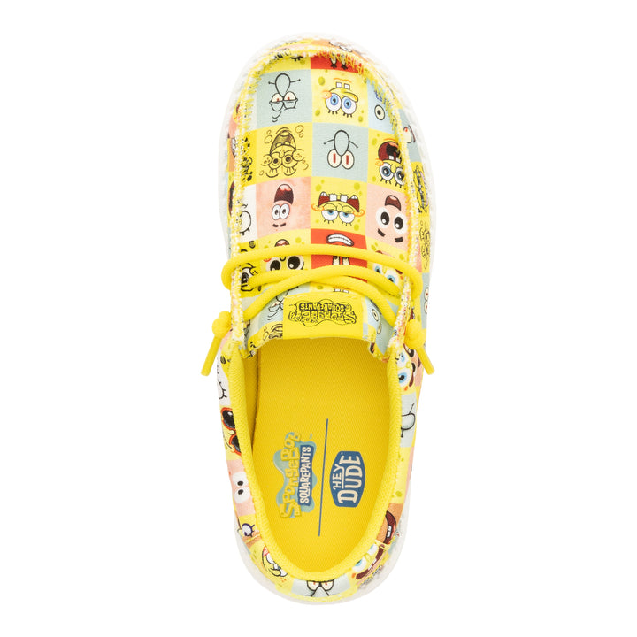 Wally Youth SpongeBob Faces - Cyber Yellow/Multi