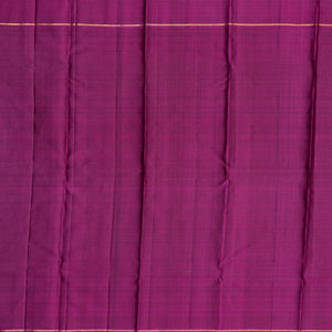 Lilac Handloom Kanchipuram Silk Saree With Checks & Buttas