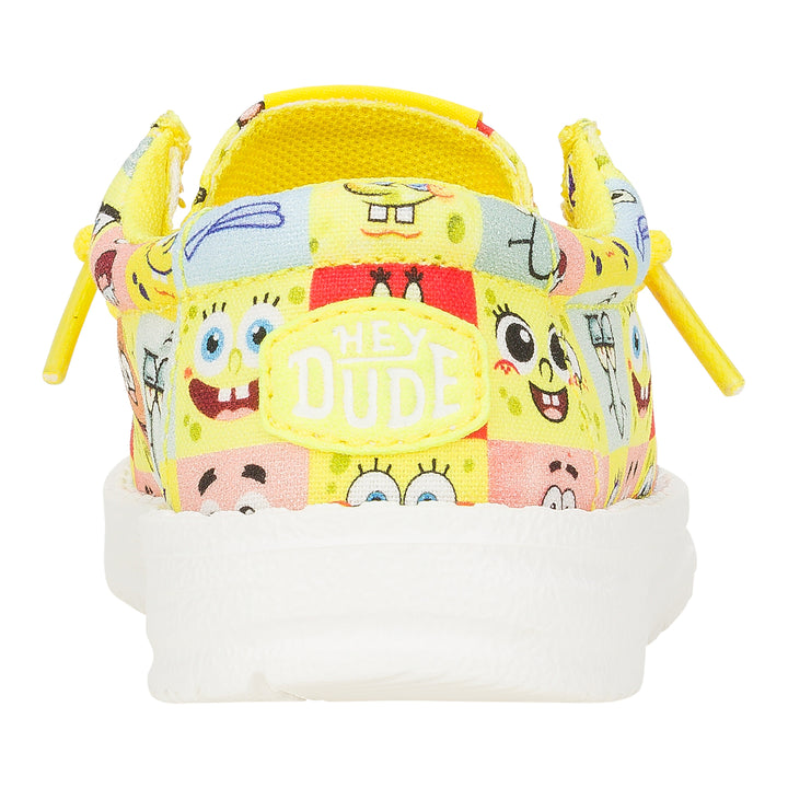 Wally Toddler SpongeBob Faces - Cyber Yellow/Multi