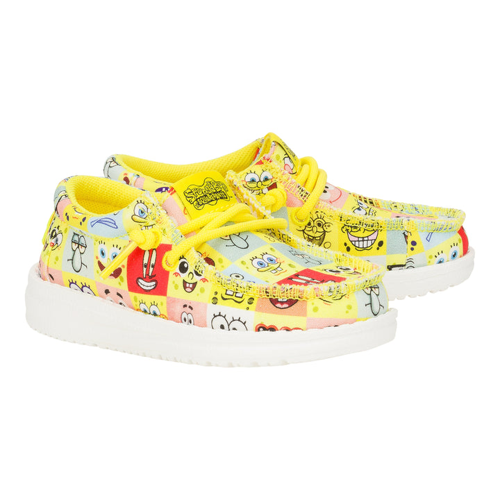 Wally Toddler SpongeBob Faces - Cyber Yellow/Multi