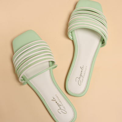 Bud Green Strips Flats