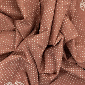 Beige Sungudi Cotton Saree With Tie & Dye Floral Motifs