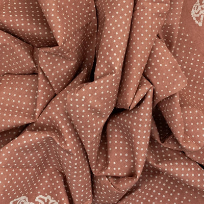 Beige Sungudi Cotton Saree With Tie & Dye Floral Motifs