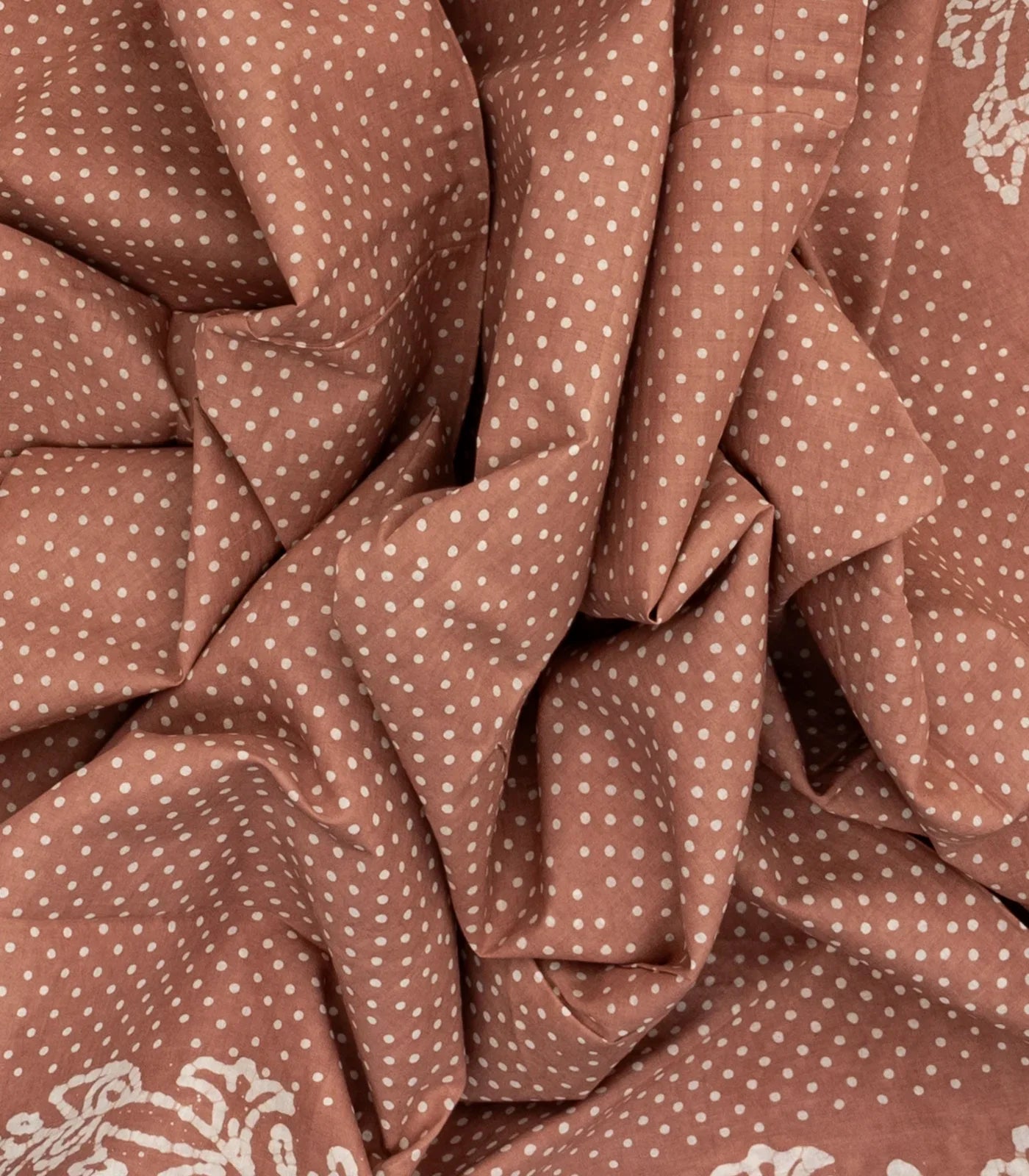 Beige Sungudi Cotton Saree With Tie & Dye Floral Motifs