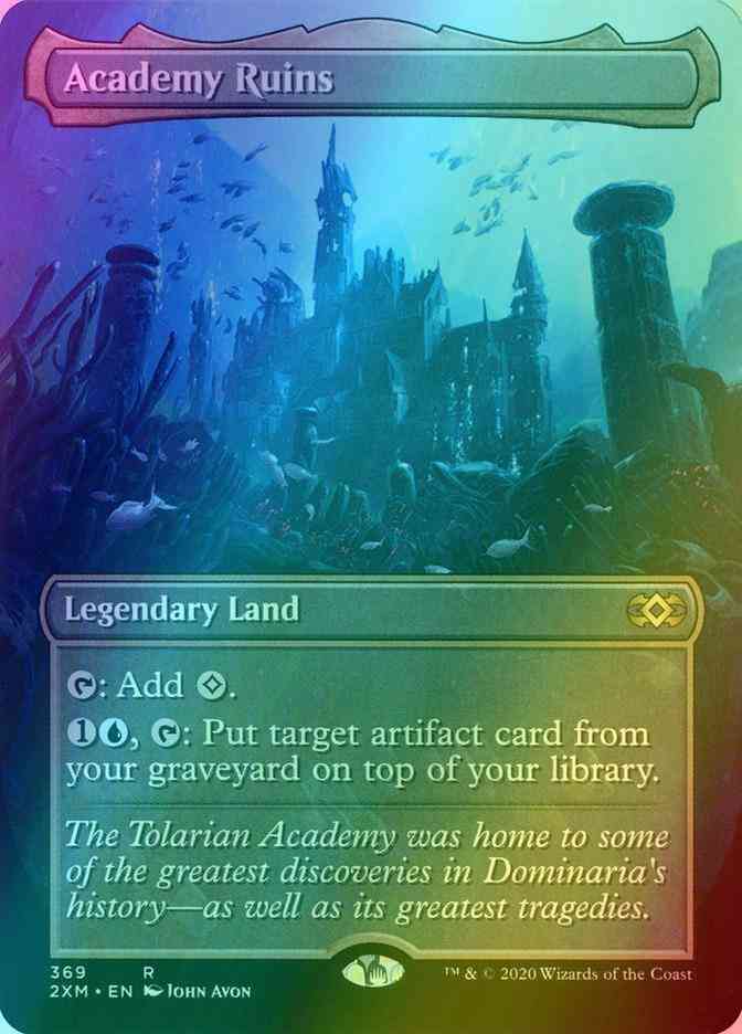 Academy Ruins [369] [Borderless] [Double Masters] [Foil]