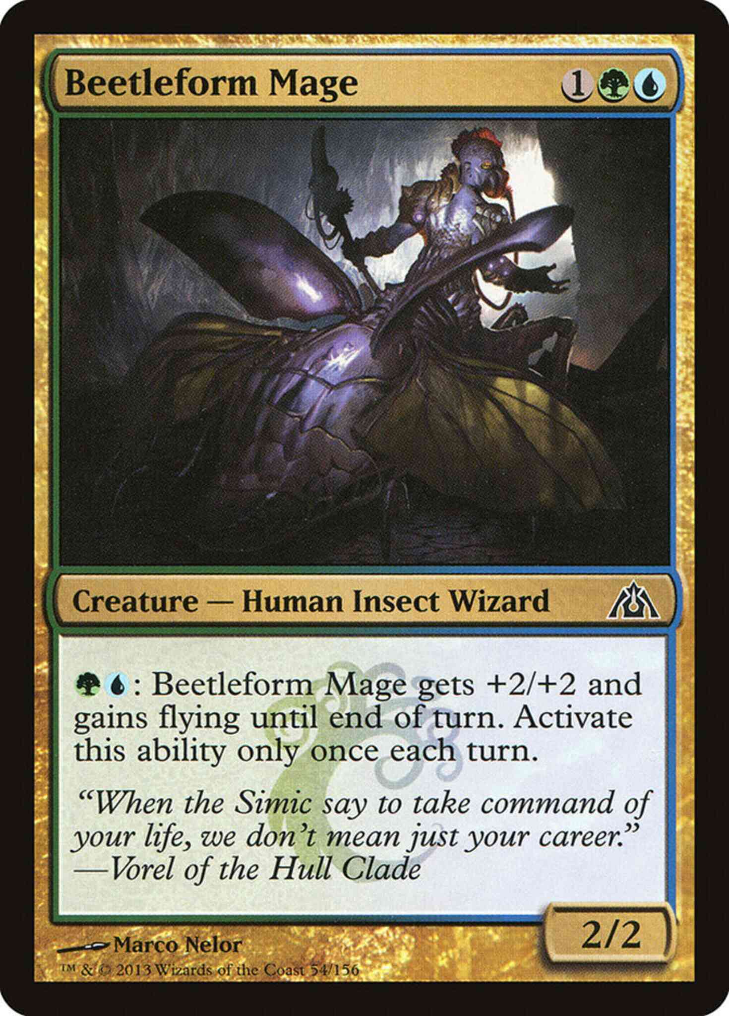 Beetleform Mage [54] [Dragon's Maze] [Non-Foil]