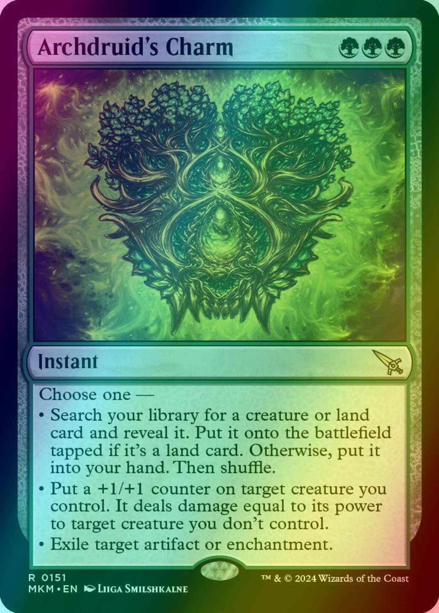Archdruid's Charm [151] [Murders at Karlov Manor] [Foil]