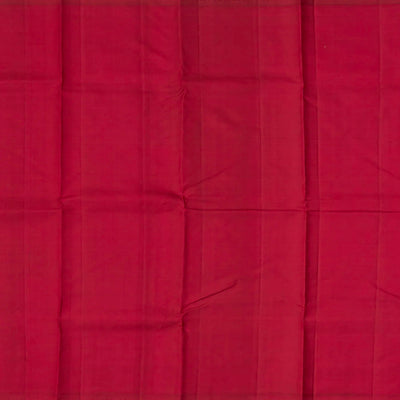 Mango Yellow Handloom Kanchipuram Korvai Silk Saree With Stripes