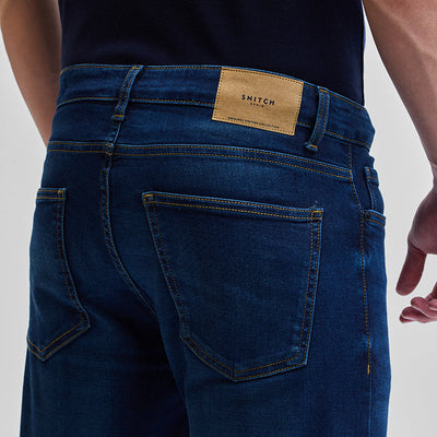 Dark Blue Skinny Fit Jeans