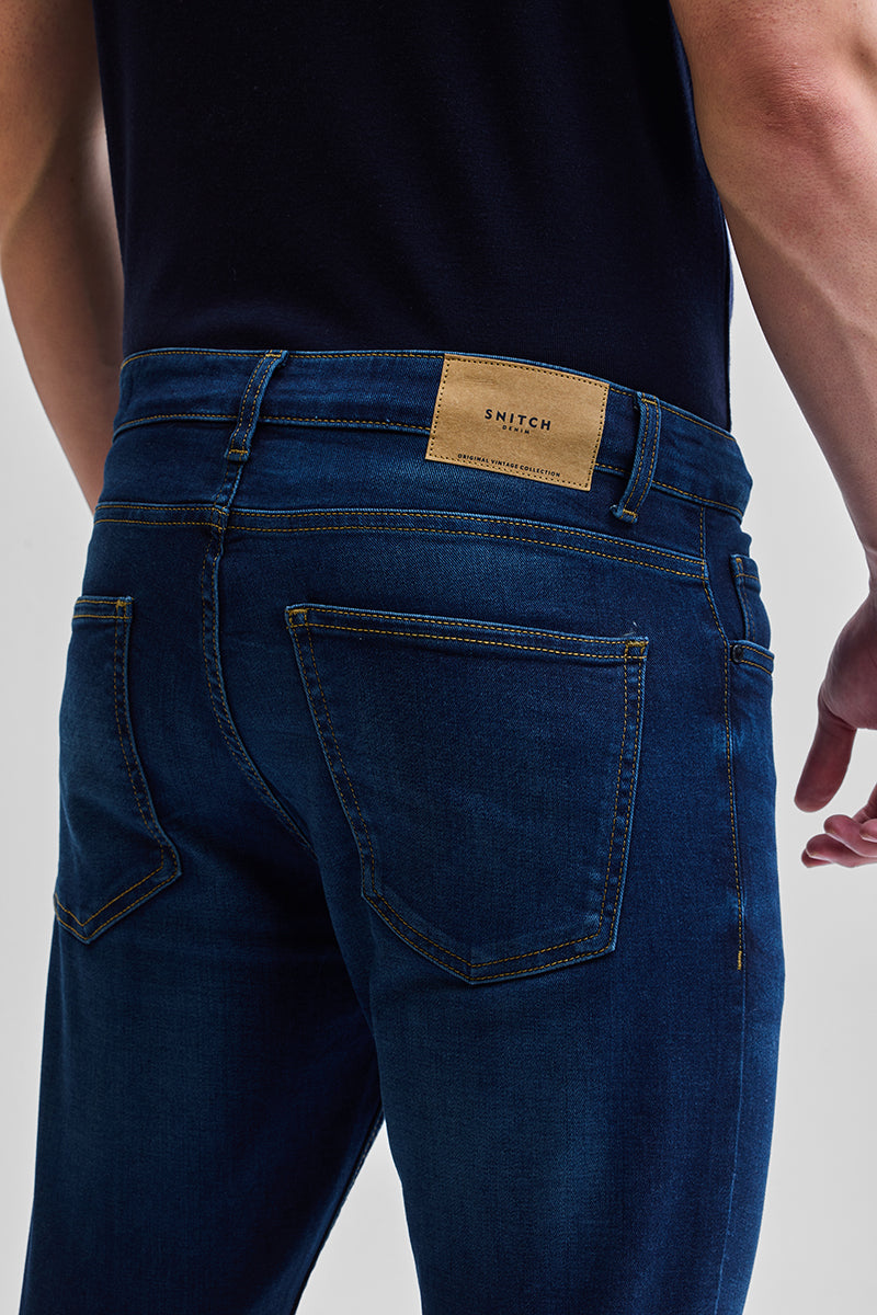 Dark Blue Skinny Fit Jeans