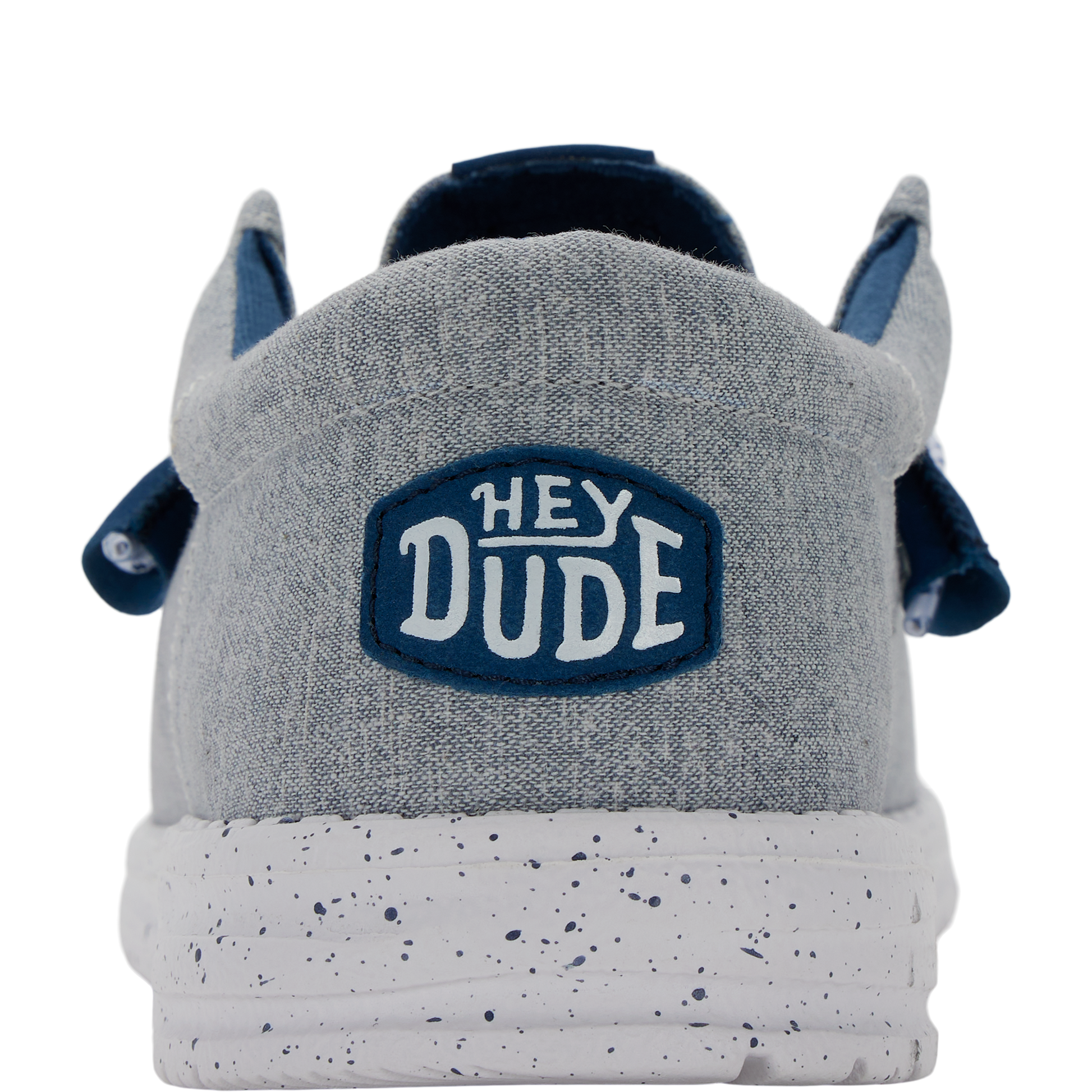 Wally Funk Heathered Knit - Grey Blue