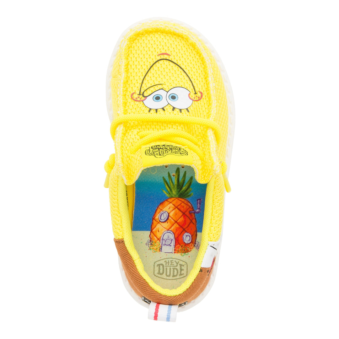 Wally Funk Toddler SpongeBob - Brown/Yellow