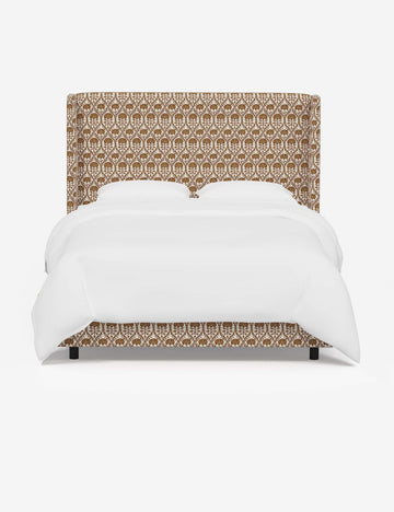 Ochre Blockprint Floral