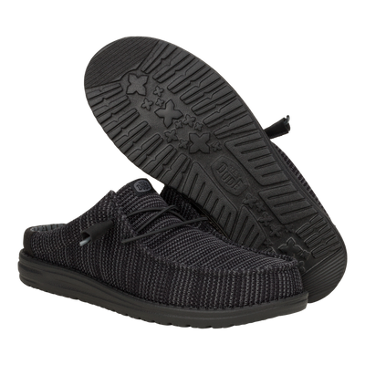Wally Slip Stretch Sox - Black