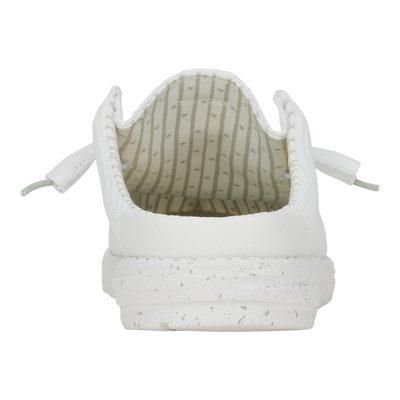 Wally Slip Stretch Sox - White