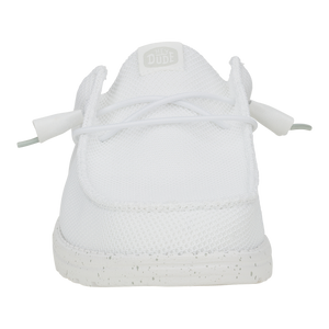 Wally Slip Stretch Sox - White