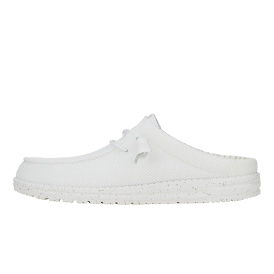 Wally Slip Stretch Sox - White