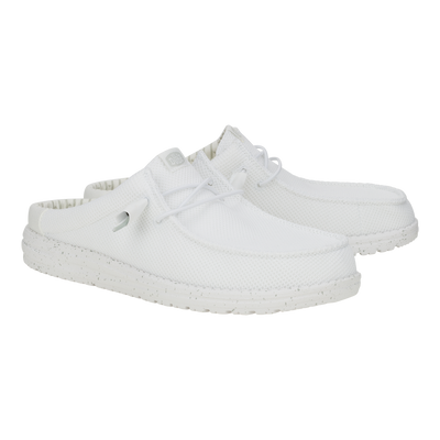 Wally Slip Stretch Sox - White