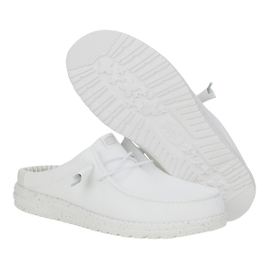 Wally Slip Stretch Sox - White