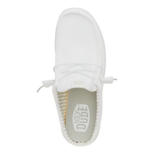 Wally Slip Stretch Sox - White