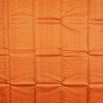 Red Handloom Kanchipuram Payadi Silk Saree With Corner Buttas