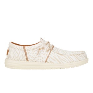 Wally Tri Mixed Animal - Tan/White