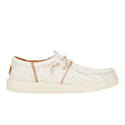 Wally Tri Mixed Animal - Tan/White
