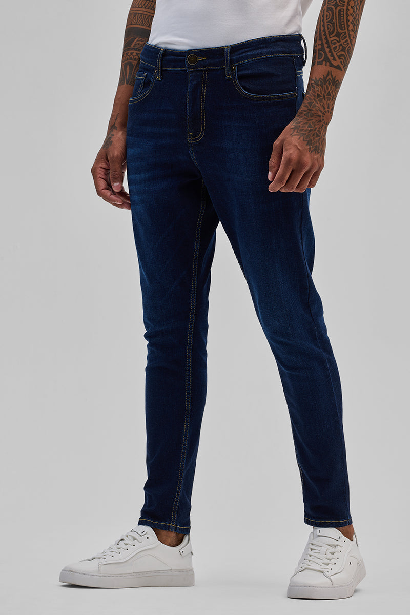 Dark Blue Skinny Fit Jeans