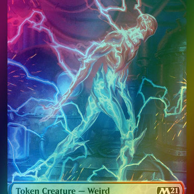 Angel Token (01) // Weird Token (13) [Core Set 2021 Tokens] [Foil]