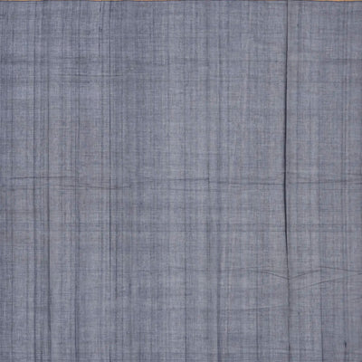 White Handloom Rasipuram Cotton Saree With Checks