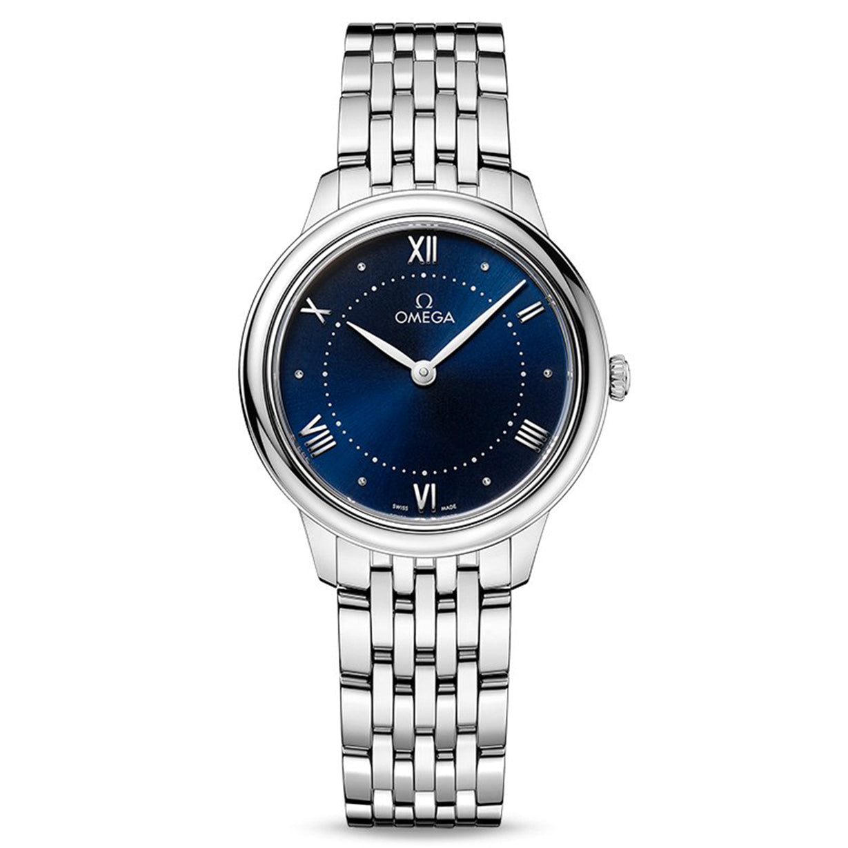 Omega De Ville Prestige Quartzblue Dial Women 30MM