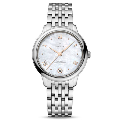 Omega De Ville Prestige Co‑Axial Master Chronometer Mop Mother Of Pearl Dial Women 34MM