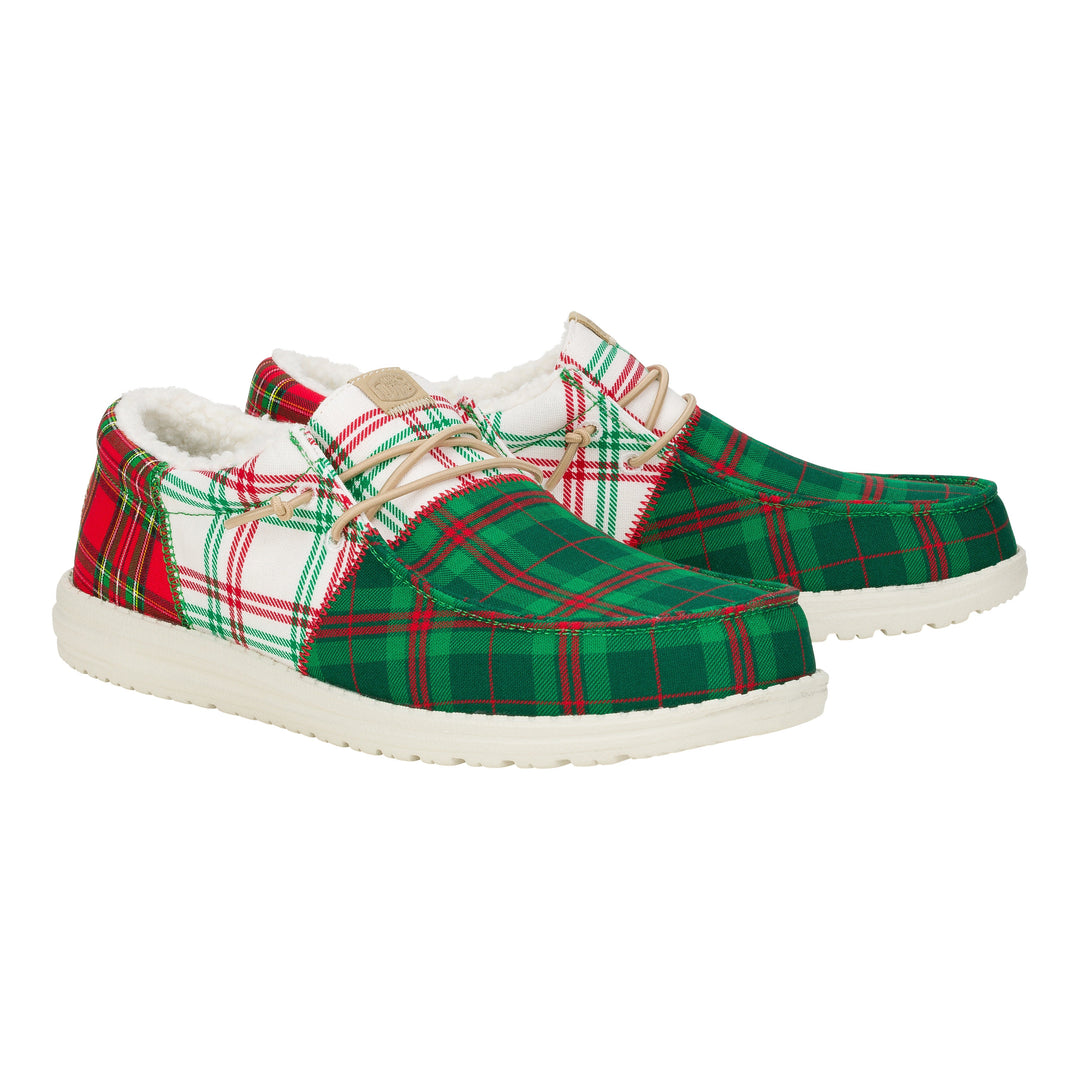 Wally Tri Tartan Plaid - Green/White/Red