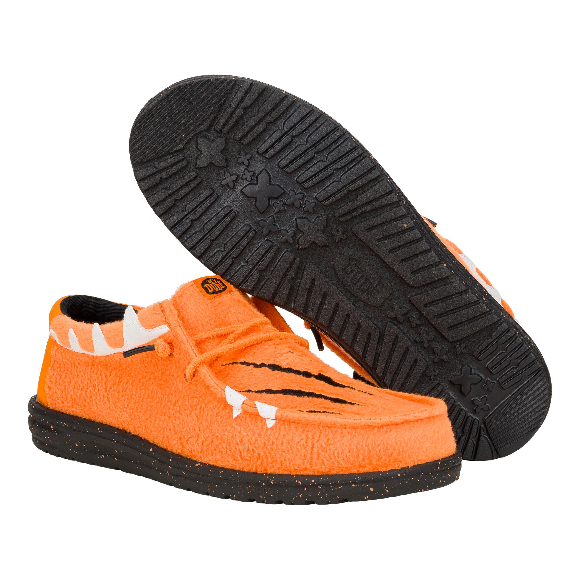 Dude Shoes Black And Orange Hey Dudes 43520- - Main Image