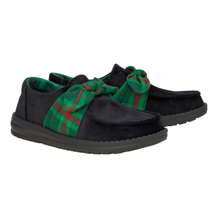 Wendy Bow Tartan Plaid - Plaid/Black