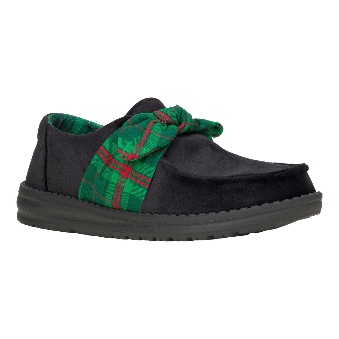 Wendy Bow Tartan Plaid - Plaid/Black