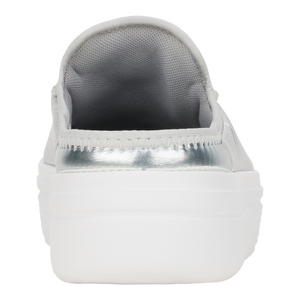 Austin Lift Metallic Puffer - Silver/White