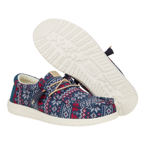 Wally Winter Sweater - Navy/Multi