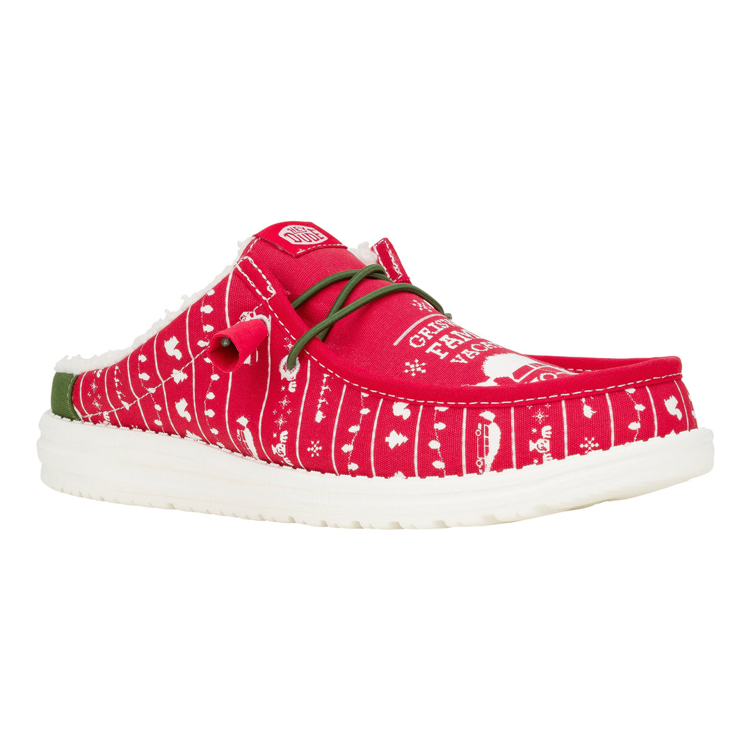 Wally Slip Christmas Vacation - Christmas Red/Green