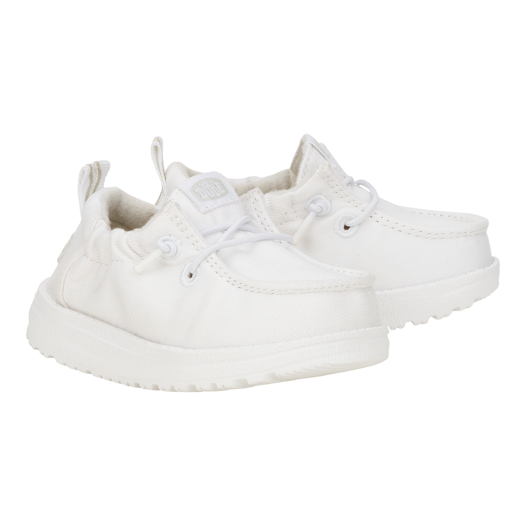 LILDUDE Infant Slip On Core - White