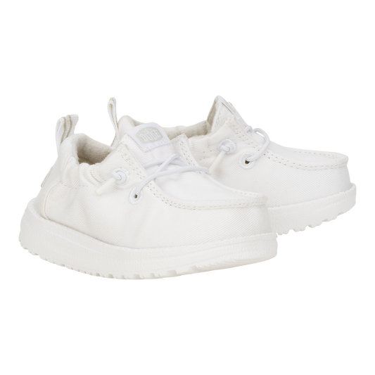 LILDUDE Infant Slip On Core - White