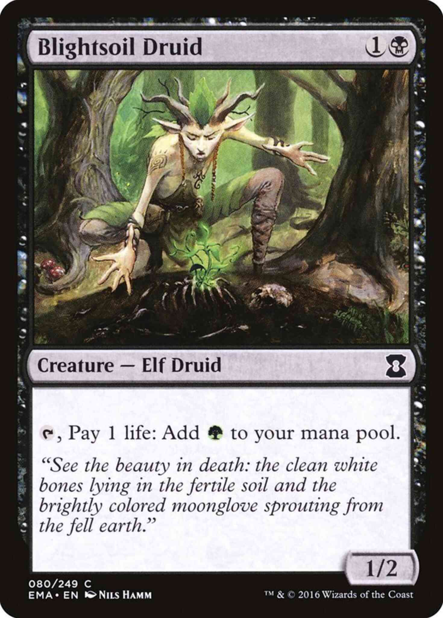 Blightsoil Druid [80] [Eternal Masters] [Non-Foil]