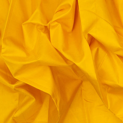 Lemon Yellow Handloom Kanchipuram Korvai Silk Saree With Green Border