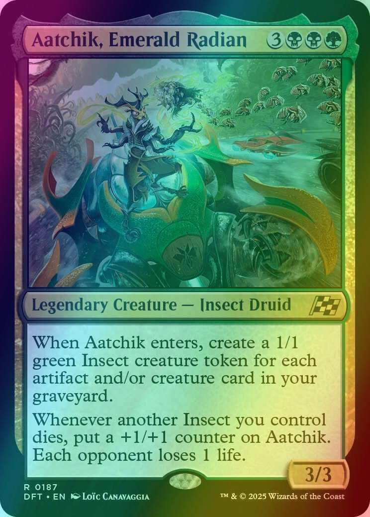 Aatchik, Emerald Radian [187] [Aetherdrift] [Foil]