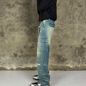 Crackle Cargo-Indigo Tint