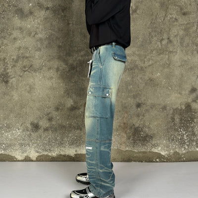 Crackle Cargo-Indigo Tint